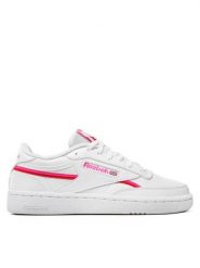 Reebok Sneakersy Club C 85 Vegan GZ3663 Biały. Białe obuwie sportowe damskie Reebok, ze skóry, bez zapięcia. Za 219.99 zł.