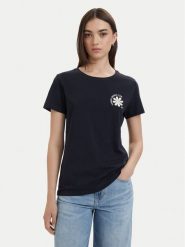 BOSS T-Shirt C_Elove_5 50566827 Granatowy Slim Fit. Niebieskie t-shirty damskie Boss, s, bez wzorów, z bawełny, bez kołnierzyka. Za 214.99 zł.