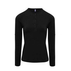Damska Koszulka Z Długim Rękawem John Roll. Czarne bluzki damskie PREMIER, xl, bez wzorów, sportowe, bez kołnierzyka, bez ramiączek. Za 83.99 zł.