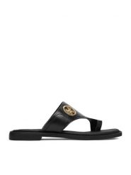 Beverly Hills Polo Club Klapki EO-WI16-ALYSHA-06 Czarny. Czarne klapki damskie Beverly Hills Polo Club, bez wzorów, ze skóry, bez obcasa, bez zapięcia. Za 279.99 zł.