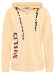 Zwillingsherz Bluza "Wild" w kolorze beżowym rozmiar: S. Brązowe bluzy damskie Zwillingsherz, s, bez wzorów, z kapturem. Za 180.49 zł.