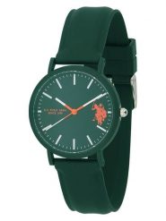 U.S. Polo Assn. Zegarek kwarcowy w kolorze zielonym rozmiar: onesize. Zielone, analogowe zegarki damskie U.S. Polo Assn., sztuczne. Za 100.99 zł.
