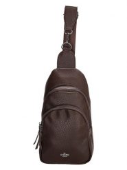 Charm Saszetka "New York" w kolorze ciemnobrązowym - 16 x 29 x 7 cm rozmiar: onesize. Brązowe nerki i saszetki damskie Charm, bez wzorów, z materiału. Za 73.99 zł.