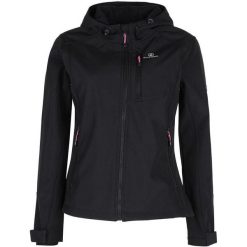 Kurtka Softshell Octavia dla Kobiet - Elegancka, Oddychająca i Wodoodporna. Czarne kurtki damskie ZUMBA WEAR, bez wzorów, z elastanu, bez kaptura. Za 263.99 zł.