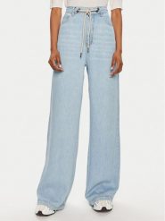 Munthe Jeansy Obey 242140524206 Niebieski Wide Leg. Niebieskie jeansy damskie Munthe. Za 579.99 zł.