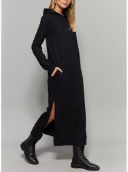 LA Angels Sukienka w kolorze czarnym rozmiar: L. Czarne sukienki damskie LA Angels, bez wzorów, bez ramiączek. Za 212.95 zł.