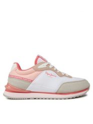 Pepe Jeans Sneakersy London Seal G PGS40003 Biały. Białe buty sportowe dziewczęce Pepe Jeans, z jeansu, bez zapięcia. Za 219.99 zł.