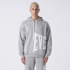 EXCLUSIVE BLUZA Z KAPTUREM Z LOGO SIWY MELANZ BAWELNA, POLIESTER. Szare bluzy damskie EVERLAST, l, z aplikacjami, z bawełny, z kapturem. Za 139.99 zł.