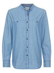 Camel Active Koszula dżinsowa w kolorze błękitnym rozmiar: S. Niebieskie koszule damskie Camel Active, s, bez wzorów, z bawełny, bez kołnierzyka, bez ramiączek. Za 173.99 zł.