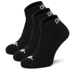 Skarpety krótkie Kappa. Czarne skarpetki damskie Kappa, bez wzorów. Za 34.99 zł.
