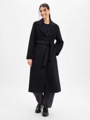 Weekend Max Mara płaszcz wełniany z domieszką moheru Kobiety czarny, 38. Czarne płaszcze damskie Weekend Max Mara, bez wzorów, z wełny, bez kaptura. Za 3,299.95 zł.