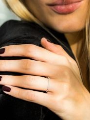 CARATELLI Złoty pierścionek "Simply you" z diamentami rozmiar: 54. Szare pierścionki damskie CARATELLI, z diamentem, złote. Za 721.37 zł.