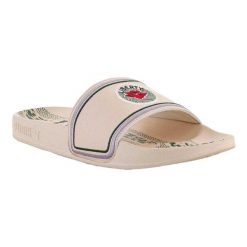 Damskie Klapki X Liberty 2.0 Logo Sliders. Brązowe klapki damskie Puma, bez wzorów, z syntetyku, z otwartym noskiem, bez obcasa, bez zapięcia. Za 295.99 zł.
