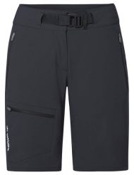 Spodenki damskie Badile II. Czarne spodenki sportowe damskie Vaude, na lato, s, bez wzorów, z materiału, narciarskie. Za 458.40 zł.