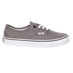 Buty na deskorolkę damskie Vans. Szare obuwie sportowe damskie Vans, bez zapięcia. W wyprzedaży za 174.40 zł.