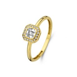 Beloro Pierścionek Beloro Jewels Monte Napoleone Sofia złoty - 9-karatowe złoto Pierścionki 1 ct Damski. Żółte pierścionki damskie Beloro, złote. Za 446.99 zł.