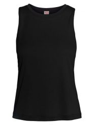 KARI TRAA Top sportowy "Una" w kolorze czarnym rozmiar: XS. Czarne koszulki sportowe damskie Kari Traa, xs, bez wzorów, z materiału, bez ramiączek, outdoorowe. Za 82.99 zł.