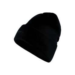 Czapka Craft Core Essence. Czarne czapki damskie Craft, bez wzorów, z dzianiny. Za 120.00 zł.