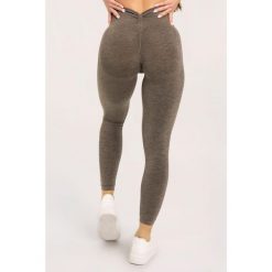 Legginsy fitness damskie Gym Glamour seamless deep push up. Szare legginsy damskie GYM GLAMOUR, s, bez wzorów. Za 169.99 zł.