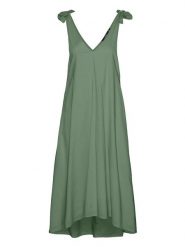 Vero Moda Sukienka w kolorze zielonym rozmiar: M. Zielone sukienki damskie Vero Moda, bez wzorów, bez ramiączek. Za 88.23 zł.
