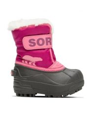 Sorel Śniegowce Snow Commander™ 2114102652 Różowy. Czerwone kozaki dziewczęce Sorel, bez wzorów, z materiału, bez obcasa, bez zapięcia. Za 239.99 zł.