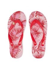Liu Jo Japonki Ciabatta VA5187 E1005 Czerwony. Czerwone klapki damskie Liu Jo, bez wzorów, z tworzywa sztucznego, bez obcasa, bez zapięcia. Za 159.99 zł.
