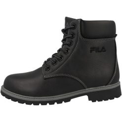 Trapery damskie, Fila Wmn Maverick Mid. Czarne trapery damskie Fila, z gumy, bez zapięcia. Za 448.00 zł.
