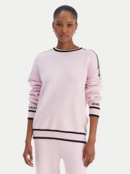 Liu Jo Sweter TF5230 MS59L Różowy Regular Fit. Czerwone swetry klasyczne damskie Liu Jo, l, z wiskozy, bez kołnierzyka. Za 589.99 zł.