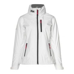 Kurtka uniwersalna damska Helly Hansen Crew Hooded Jacket. Białe kurtki damskie Helly Hansen, s, bez wzorów, z syntetyku, z kapturem. Za 878.00 zł.
