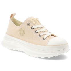 Beżowe Sneakersy Big Star Sportowe Obuwie Damskie. Brązowe obuwie sportowe casual damskie Big Star, z gumy. Za 149.00 zł.