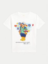 Polo Ralph Lauren T-Shirt 322958332001 Biały Regular Fit. Białe t-shirty i koszulki chłopięce Polo Ralph Lauren, bez wzorów, z bawełny, bez kołnierzyka, bez ramiączek. Za 149.99 zł.