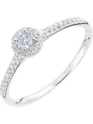 Revoni Złoty pierścionek z diamentami rozmiar: 58. Szare pierścionki damskie Revoni, z diamentem, złote. Za 2,805.99 zł.