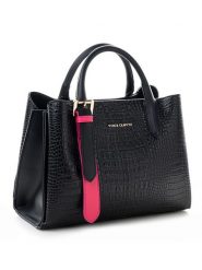 Vince Camuto Torebka "Rome" w kolorze czarnym - 36 x 26 x 11 cm rozmiar: onesize. Czarne torebki klasyczne damskie Vince Camuto, z materiału, bez dodatków. Za 153.71 zł.