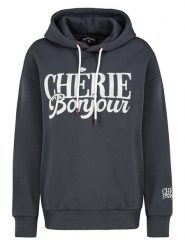 Eight2Nine Bluza w kolorze antracytowym rozmiar: S. Czarne bluzy damskie Eight2Nine, s, bez wzorów, z bawełny, z kapturem. Za 126.99 zł.