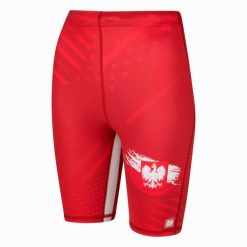 Legginsy krótkie do biegania damskie EXTREME HOBBY 1/3 POLSKA PRIME. Czerwone legginsy damskie EXTREME HOBBY, l, bez wzorów, z dzianiny. Za 169.00 zł.