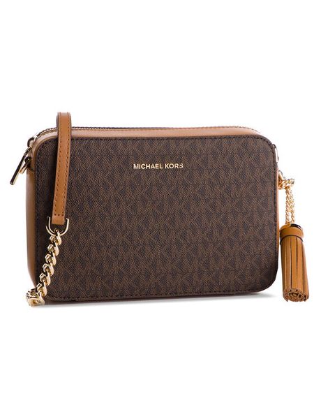MICHAEL Michael Kors Torebka Crossbodies 32F8GF5M2B Bordowy. Brązowe torebki klasyczne damskie MICHAEL Michael Kors, ze skóry, bez dodatków. Za 609.99 zł.