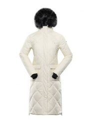 Alpine Pro Płaszcz pikowany "Gosbera" w kolorze białym rozmiar: M. Białe płaszcze damskie Alpine Pro, m, bez wzorów, bez kaptura. Za 553.45 zł.