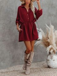 LA Angels Sukienka w kolorze bordowym rozmiar: M. Czerwone sukienki damskie LA Angels, bez wzorów, bez ramiączek. Za 235.50 zł.