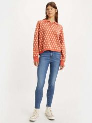 Levi's Dżinsy "720" - Super Skinny fit - w kolorze niebieskim rozmiar: W29/32. Niebieskie jeansy damskie Levi's, z podwyższonym stanem. Za 216.73 zł.
