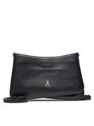 Patrizia Pepe Torebka 2B0102/L132-K103 Czarny. Czarne listonoszki damskie Patrizia Pepe, bez wzorów, ze skóry, bez dodatków. Za 1,419.00 zł.