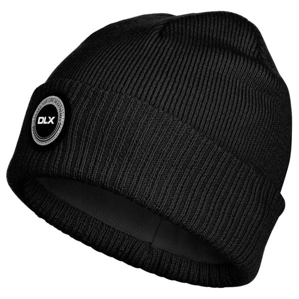 Czapka Unisex Dla Dorosłych Enola DLX. Czarne czapki damskie Trespass, bez wzorów, z gumy. Za 75.99 zł.