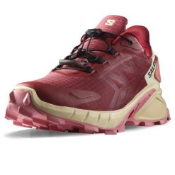 Buty Supercross 4 Gtx W Rozmiar 38 2/3 - 473168 Fioletowy. Fioletowe obuwie sportowe damskie Salomon, z materiału, bez zapięcia, do biegania. Za 665.00 zł.