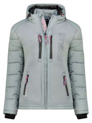 ANAPURNA Kurtka zimowa "Beachana" w kolorze szarym rozmiar: L. Szare kurtki damskie ANAPURNA, na zimę, l, bez wzorów, z puchu, bez kaptura. Za 310.38 zł.