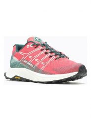 Merrell Buty "Moab" w kolorze koralowo-zielonym do biegania rozmiar: 36. Pomarańczowe obuwie sportowe damskie Merrell, z materiału, do biegania. Za 350.56 zł.