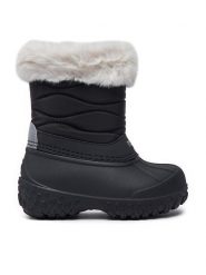 Reima Śniegowce Muhvari 5400149A Czarny. Czarne buty zimowe chłopięce Reima, z materiału, bez zapięcia. Za 239.99 zł.