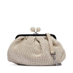 Torebka Weekend Max Mara. Brązowe torebki wieczorowe damskie Weekend Max Mara, bez wzorów, bez dodatków. Za 1,159.00 zł.