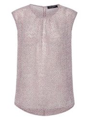 Ilse Jacobsen Bluzka w kolorze szaroróżowym rozmiar: 44. Różowe bluzki damskie Ilse Jacobsen, bez wzorów, bez kołnierzyka, bez ramiączek. Za 65.38 zł.