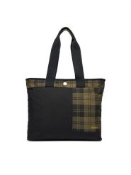 Barbour Torebka Mya Patchwork LBA0484BK11 Czarny. Czarne shopper bag Barbour, bez wzorów, z materiału, bez dodatków. Za 579.99 zł.