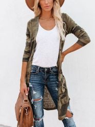 LA Angels Kardigan w kolorze khaki rozmiar: L. Brązowe kardigany damskie LA Angels, l, bez wzorów. Za 152.99 zł.