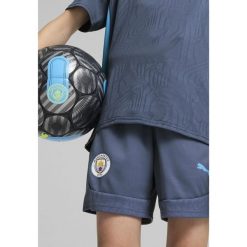 Młodzieżowe szorty treningowe Manchester City PUMA Inky Blue Magic. Niebieskia spodenki sportowe damskie Puma, m, bez wzorów, do piłki nożnej. Za 165.60 zł.